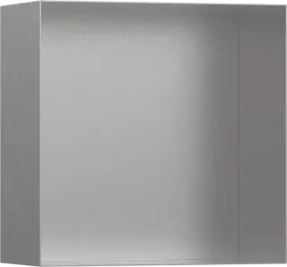 Hansgrohe XtraStoris Minimalistic Полка в нишу встраиваемая 39х14х30h см, цвет: нержавеющая сталь 56079800