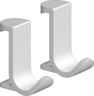 Hansgrohe WallStoris Крючки, 2 шт., пластик цвет: белый 27914700