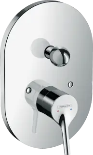 Hansgrohe Talis S Смеситель для ванны встраиваемый на 2 потребителя, внешняя часть, цвет: хром 72407000