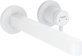 Hansgrohe Finoris Смеситель для раковины встраиваемый, внешняя часть, цвет: матовый белый 76050700