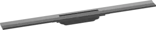 Hansgrohe RainDrain Внешняя часть линейного слива для укор. душа 80х6х1h см, цвет: графит 56044340