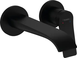 Hansgrohe Vivenis Смеситель для раковины встраиваемый, внешняя часть, цвет: матовый черный 75050670