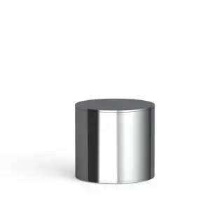 Decor Walther DW 340 Универсальная коробка 7,4x8xh8 см, настольная, цвет: хром 0860100