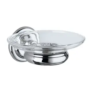 Keuco Astor Мыльница с хрустальной чашей, подвесная, цвет: хром 21550 19000