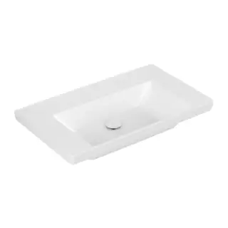 Villeroy & Boch Subway 3.0 Раковина 80х47х16,5 см, без отв., подвесная, цвет: белый камень 4A7083RW