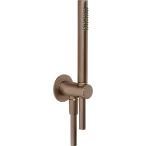 Gessi Shower Sets Душевой гарнитур: лейка, держатель, шланг 150 см, цвет: copper brushed PVD 63329#708