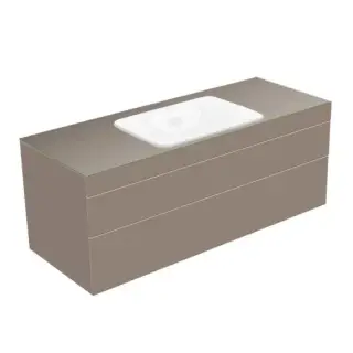 Keuco Edition 400 Тумба под раковину, подвесная 140x53,5x54,6h см, цвет: трюфель 31573 170000