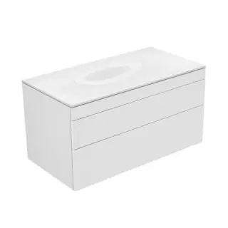 Keuco Edition 400 Тумба под раковину, подвесная 105x53,5x54,6h см, цвет: белый 31551 380000
