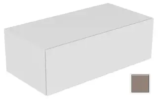 Keuco Edition 11 Тумба боковая подвесная, с подсветкой внутри 105x53,5x35h см, трюфель 31324 370100