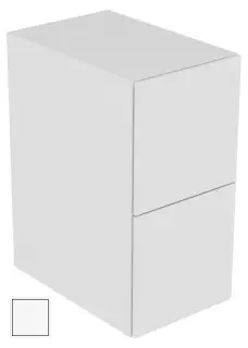 Keuco Edition 11 Тумба боковая, подвесная, 2 ящика 35x53,5x70h см, цвет: белый 31321 380000