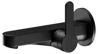 Keuco Ixmo Смеситель для раковины рычажный, встраиваемый, цвет: черный матовый 59516 370301