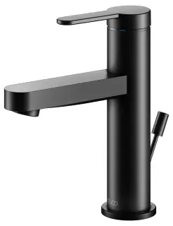Keuco Ixmo Смеситель для раковины рычажный, с донным клапаном, цвет: черный матовый 59502 373000