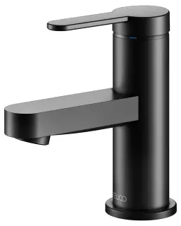 Keuco Ixmo Смеситель для раковины рычажный, без донного клапана, цвет: черный матовый 59504 373100