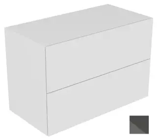Keuco Edition 11 Тумбочка боковая с 2-мя выдвиж. ящиками 105x53,5x70h см, цвет: антрацит 31325 110000