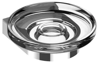 Keuco Smart.2 Мыльница со стеклянной чашей, подвесная, цвет: хром 14755 019000