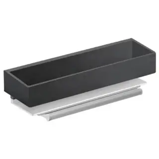 Keuco Edition 11 Корзинка для душа со стеклоочистителем, подвесная, цвет: хром черный брашированный 11159 130000