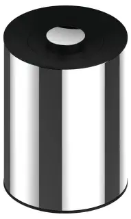 Keuco Plan Мусорное ведро на 5л, цвет: темно-серый, хром 49890 70037