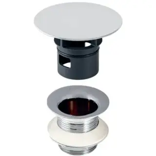 Geberit Незапираемый донный клапан для раковины без перелива, цвет: хром 152.080.21.1