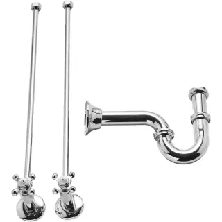 Devon&Devon Комплект для смесителя на 2/3 отверстия, цвет хром DUHL162CR