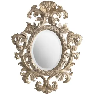 Devon&Devon Gold Salome Зеркало в раме из красного дерева с ручной гравировкой DEGLSALOME