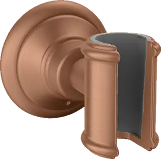 Axor Montreux Держатель для ручного душа, цвет: шлифованное розовое золото 16325310