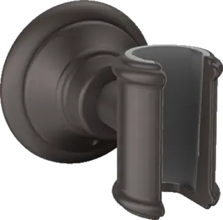 Axor Montreux Держатель для ручного душа, цвет: шлифованный черный хром 16325340