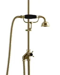 Devon&Devon Doccia Ручной душ с переключателем и держателем, цвет золото светлое MARK618BD