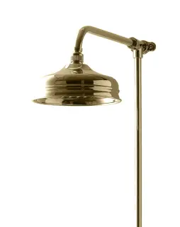 Devon&Devon Doccia Верхний душ диаметр20 см, с наружней трубой, цвет золото светлое MARK3182