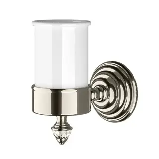 Devon&Devon Diamond Стакан подвесной, керамический, цвет: никель блестящий WHD503NKBI