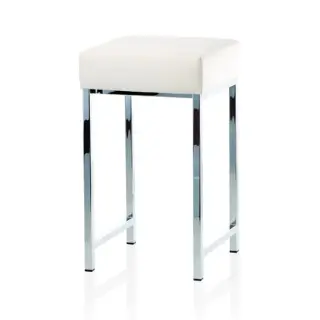 Decor Walther Universal DW 64 Табурет 30x30xh52 cм, цвет хром белый 0502804
