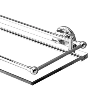 Devon&Devon First Class Полочка стеклянная, цвет хром DD33024CR