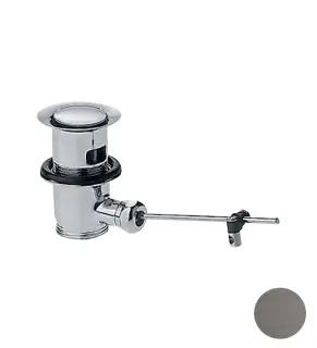 Axor Донный клапан с перекрытием стока для раковины и биде, цвет: шлифованный черный хром 51302340