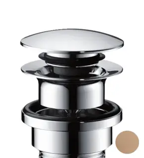 Axor Донный клапан Push-Open для раковины и биде, универсальный, цвет: шлифованное красное золото 51300310