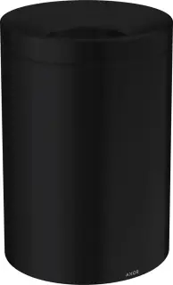 Axor Universal Circular Мусорное ведро с крышкой напольное 5 л., латунь, цвет: матовый черный 42872670