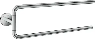 Axor Universal Circular Полотенцедержатель 49 см двойной, подвесной, латунь, цвет: хром 42822000
