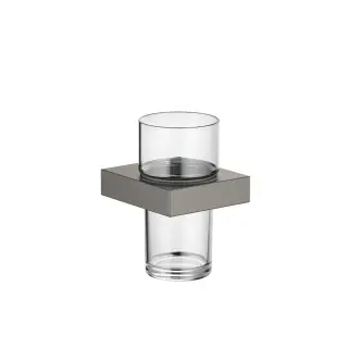 Dornbracht Mem Стакан с держателем, подвесной, цвет: Dark Platinum matt 83400780-99