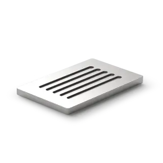 Decor Walther DW 900 Мыльница настольная, цвет: сталь матовая 0859476