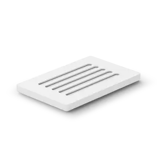 Decor Walther DW 900 Мыльница настольная, цвет: белый матовый 0859450