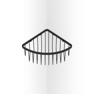 Decor Walther DW 229 Полочка для душа, угловая, подвесная, цвет: черный матовый 0705260