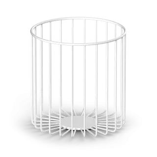 Decor Walther DW 220 Ведро для мусора, напольное, цвет: белый матовый 0859250