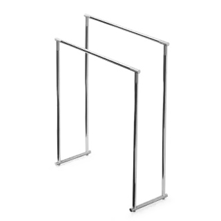 Decor Walther Club Полотенцедержатель 87 см, напольный, двойной, цвет: хром 0509300