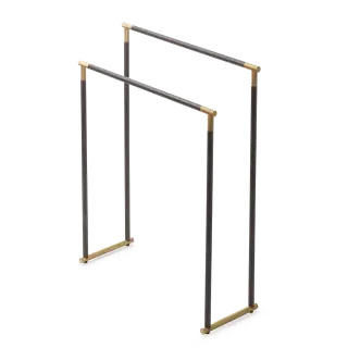 Decor Walther Club Полотенцедержатель 87 см, напольный, цвет: темная бронза/матовое золото 0509341