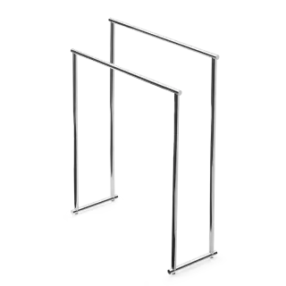 Decor Walther Bar Полотенцедержатель 87 см, напольный, двойной, цвет: хром 0509200