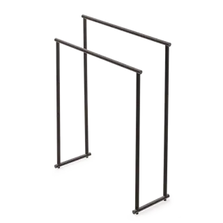 Decor Walther Bar Полотенцедержатель 87 см, напольный, двойной, цвет: темная бронза 0509217