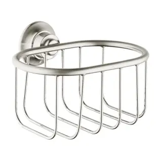 Axor Montreux Корзина-мыльница, подвесная, латунь, цвет: шлифованный никель 42065820