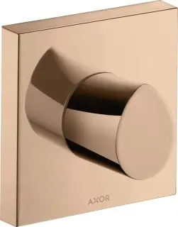 Axor Starck Organic Запорный вентиль, внешняя часть, цвет: полированное розовое золото 12771300