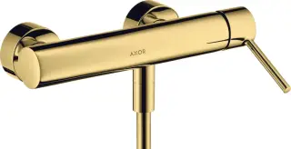 Axor Starck Смеситель для душа с круглой рычаговой рукояткой, цвет: полированное золото 10611990