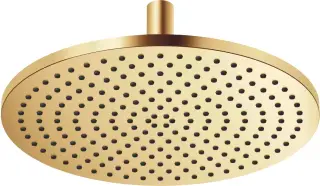 DornBracht Rounded generic Верхний душ, 40х40хh16,8 см, 40 см, 14 л/мин, цвет: латунь 28699970-28