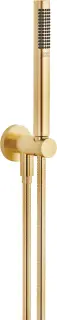 Dornbracht Rounded Generic Душевой гарнитур, шланг 125 см, расход 15 л/мин, цвет: латунь матовая 27802660-28