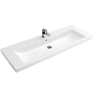 Villeroy & Boch Subway 2.0 Раковина на тумбу, 1 отв., 130x47 см, цвет: белый 7176D001